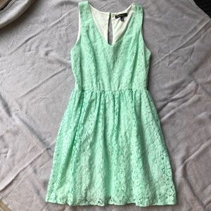 Mint  Heart Soul Lace Dress
